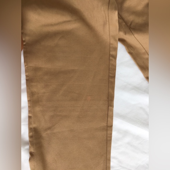 90’s Esprit brown super soft, suede feel, riding style pants with zippers. - Picture 11 of 14